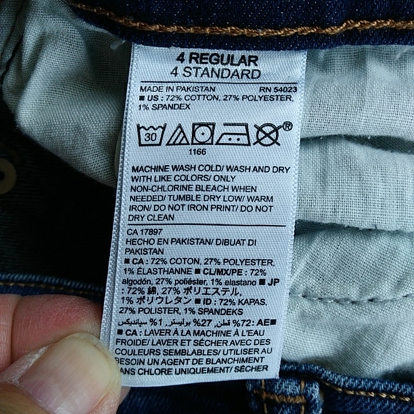 Old Navy Boyfriend Straight Distressed Jeans 4R Blue - Picture 5 of 16